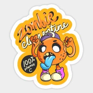 Zombie Clementine Sticker